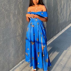 African Attire Maxi Dress